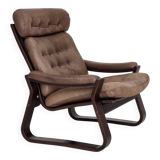 1970s, Danish design by Georg Thams, lounge chair, furniture leather.