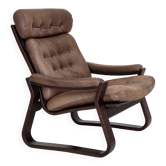 1970s, Danish design by Georg Thams, lounge chair, furniture leather.