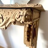 Oak fireplace mantle XIX