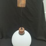 Pendant lamp ball in opaline