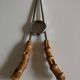 1960 dlg Adnet steel and bamboo ice tongs