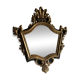 Antique baroque mirror in carved and gilded wood, 19th century