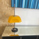 Gensini — adjustable yellow table lamp, italy, 1970s