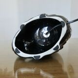 "Black swan" lamp in ceramic and opaline, 70s-80s