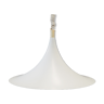 White pendant lamp, Danish design, 1960s, production: Denmark