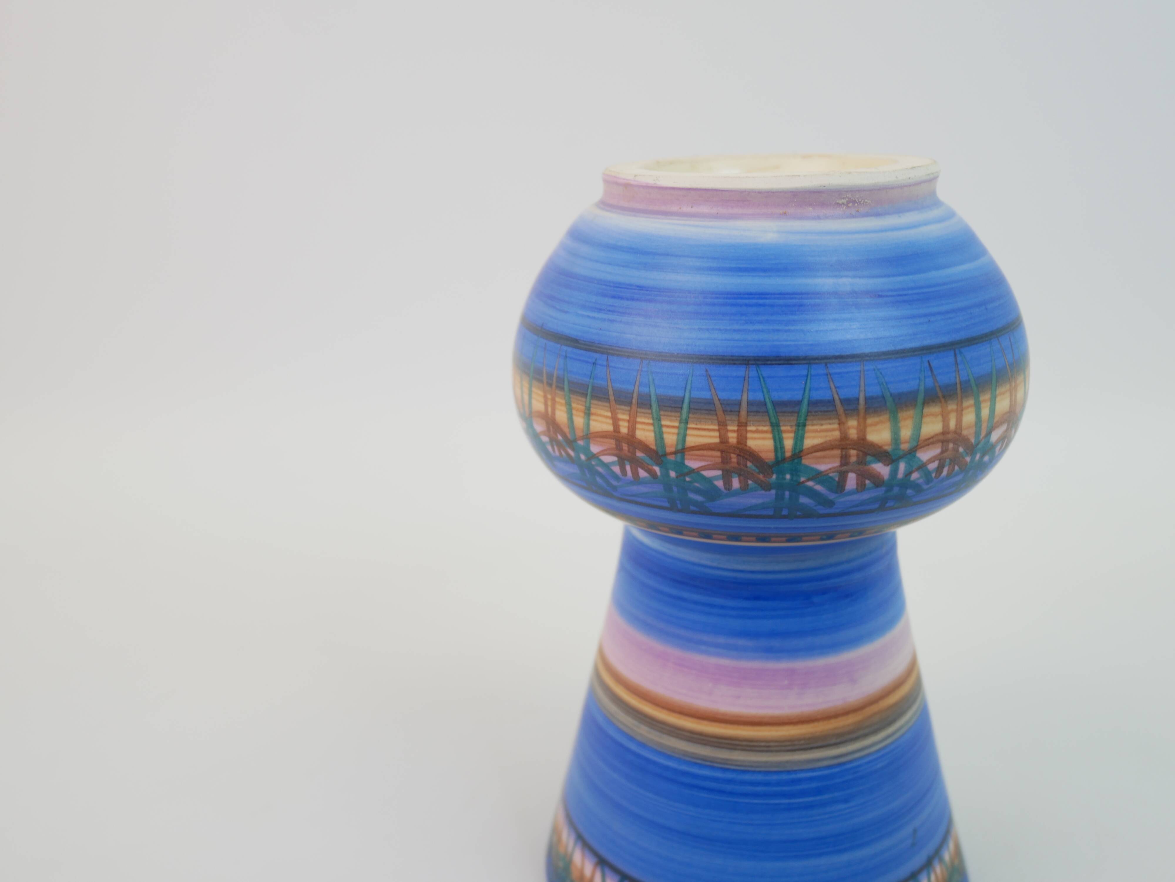 Grand vase signé MG Vallauris