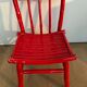 Red child chair