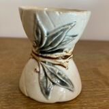 Coquetier barbotine à motif de bambou