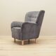 Fauteuil gris, design scandinave, production : Danemark
