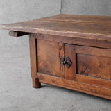 Popular art coffee table, Savoy, 19th century