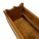 Vintage brutalist planter plant box sixties design wood