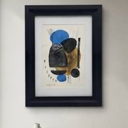 Contemporary abstract drawing
