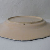 Henriot Quimper plate flat pink flowers