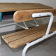 Bureau d'écolier double