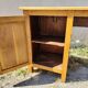 Bureau, console en bois vernis vintage