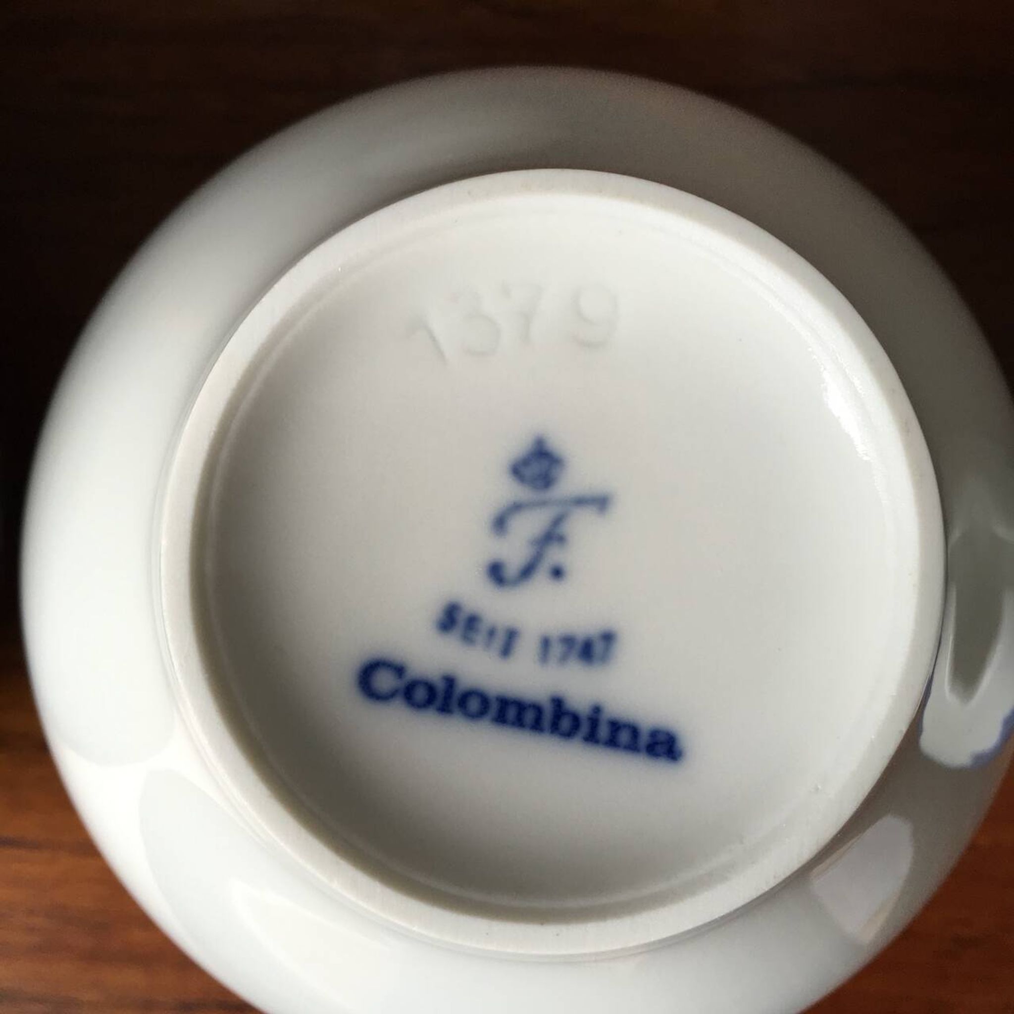 Porcelain set "Colombina" Fürstenberg, Germany