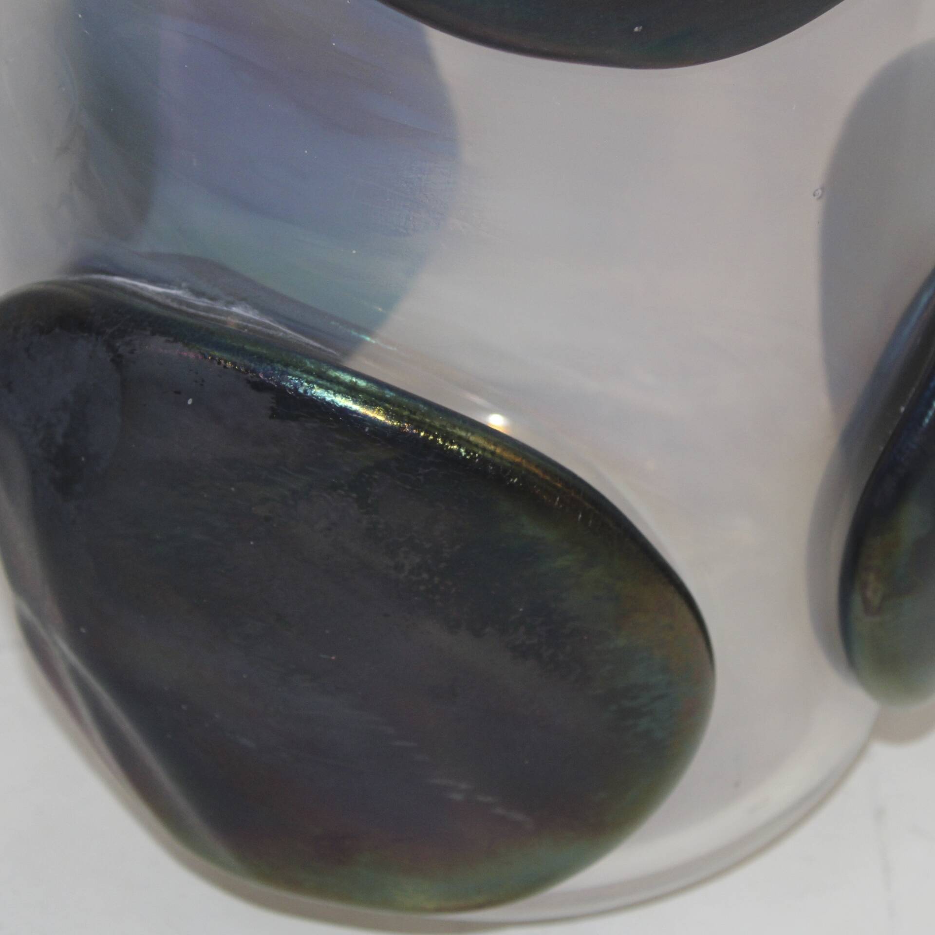 Mid-Century Modern Costantini Murano Glass Italian, Pair of Vases