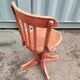 Vintage wooden antique office chair