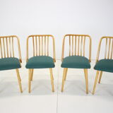 1960s Antonin Suman Set of Four Dining Chairs, Czechoslovakia