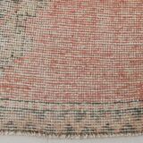 3x13 Pale Red Turkish Vintage Runner Rug, 87x400Cm SK 20299