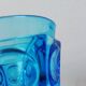 2 verres anciens bleu Charles X