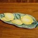 Ravier cup in italian slip pattern lemons