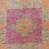 Pink Orange Turkish Runner Rug 87x316Cm SK 23422