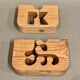 Set of 2 candlesticks Gunnar Kanevad 1960.