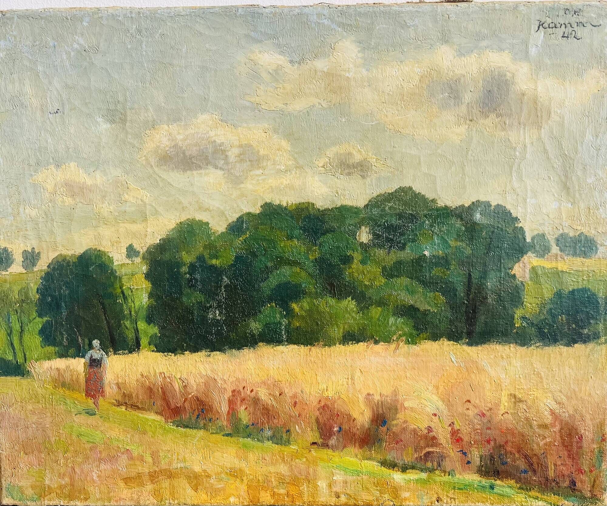 Oil painting on canvas by rupert kamm 1909-1993