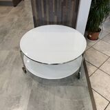 STRIND coffee table by Ehlen Johansson for IKEA, vintage white, 1970s