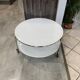 Table basse STRIND d’Ehlen Johansson pour IKEA vintage blanche 1970