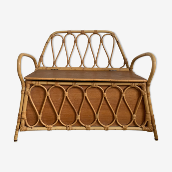 Rattan toy box