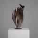 Abstract constructivist iron sculpture, signed CH, Netherlands, 1960s – II