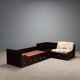 Light simple old marine style in mahogany veneer Italy 20th century