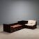 Light simple old marine style in mahogany veneer Italy 20th century