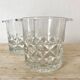 Seaux à glaçons en verre