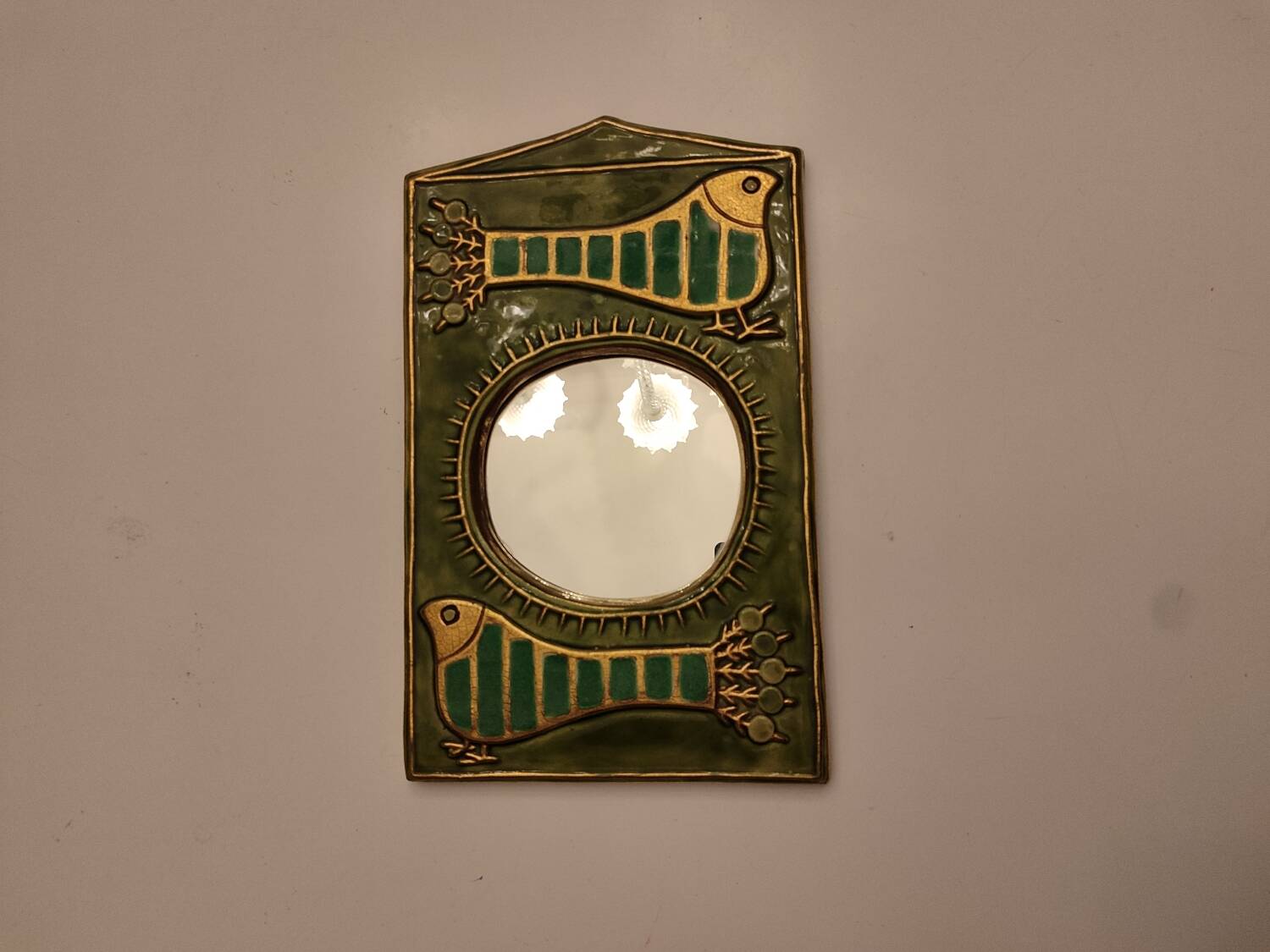 Ceramic Mirror by Mithé Espelt