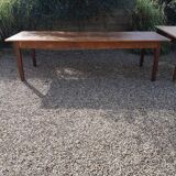 Old farm table in fir and oak