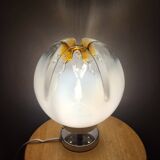Murano globe table lamp by Mazzega, 1960s, 1970s