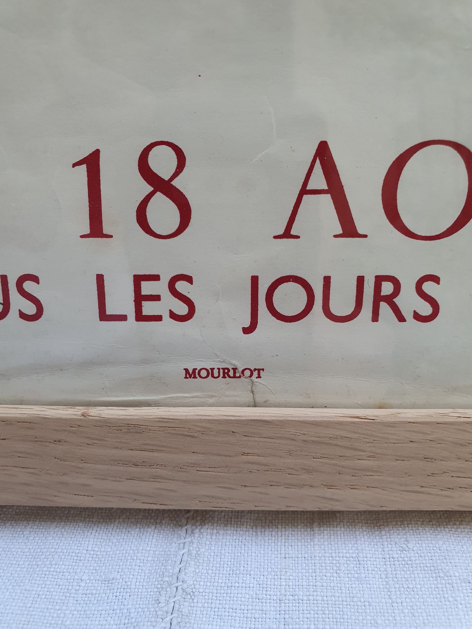Affiche lithographiée de Venard