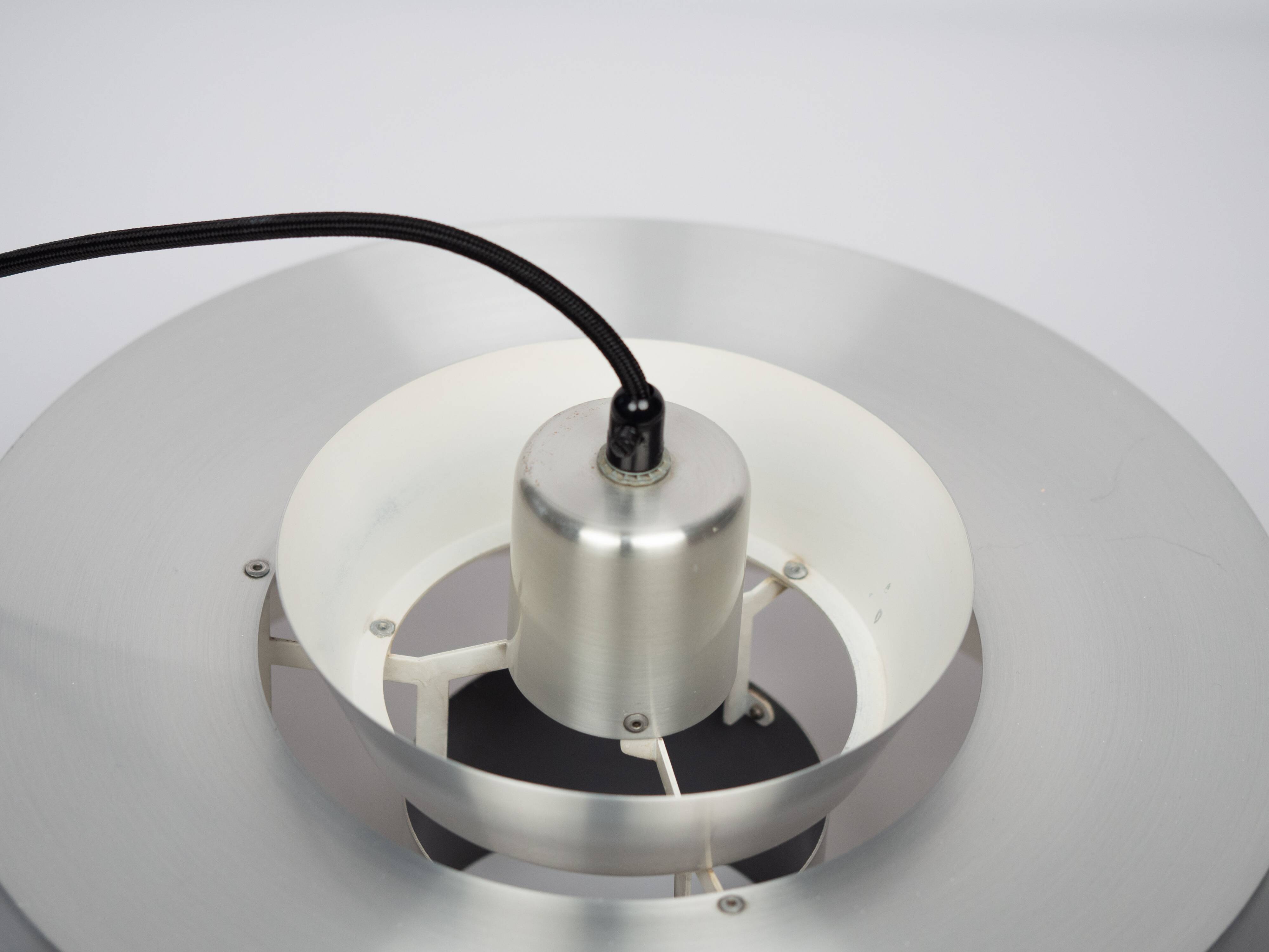 Pair of 2 Danish vintage Nova pendant lamps by Jo Hammerborg, Fog og Morup