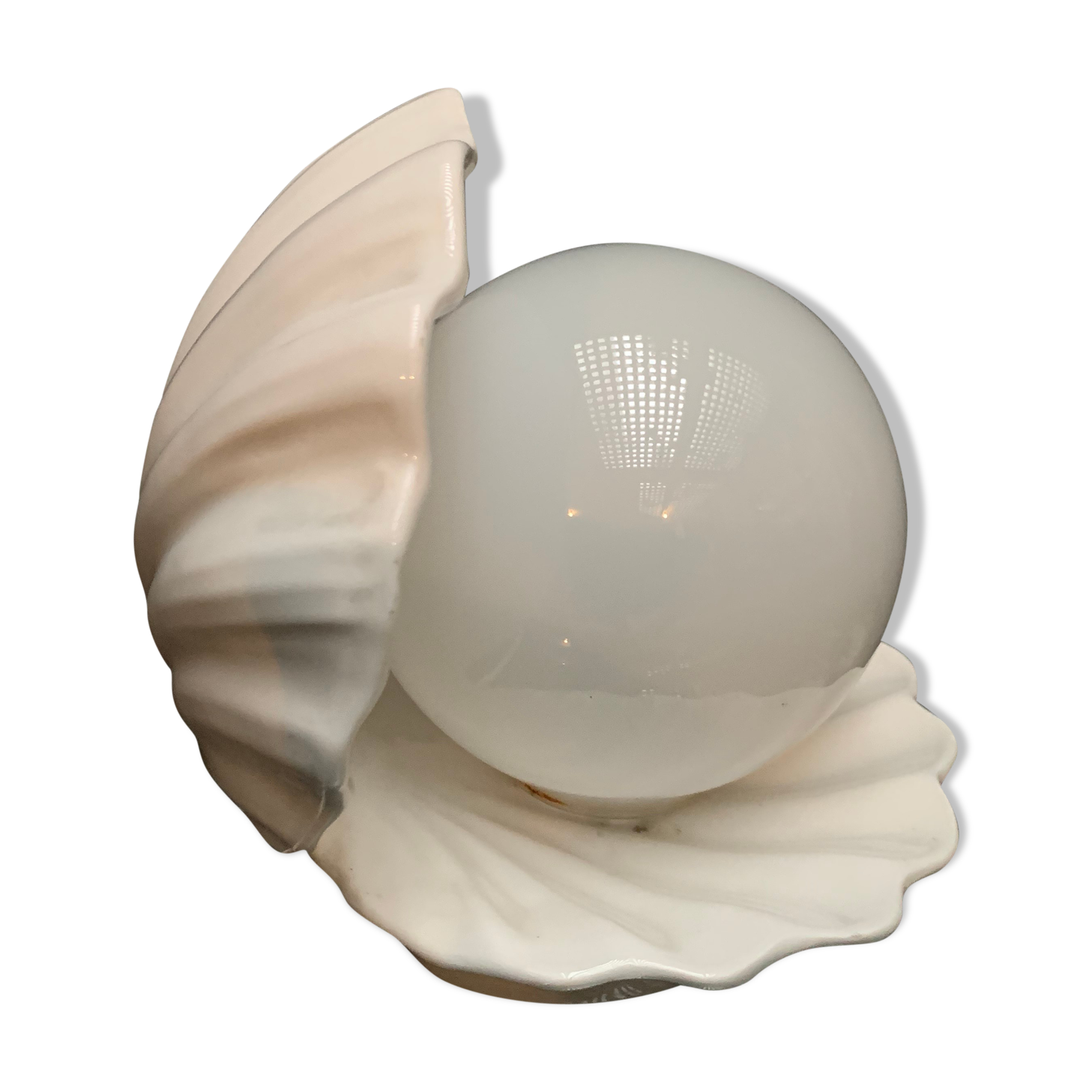 Vintage shell lamp, 1960