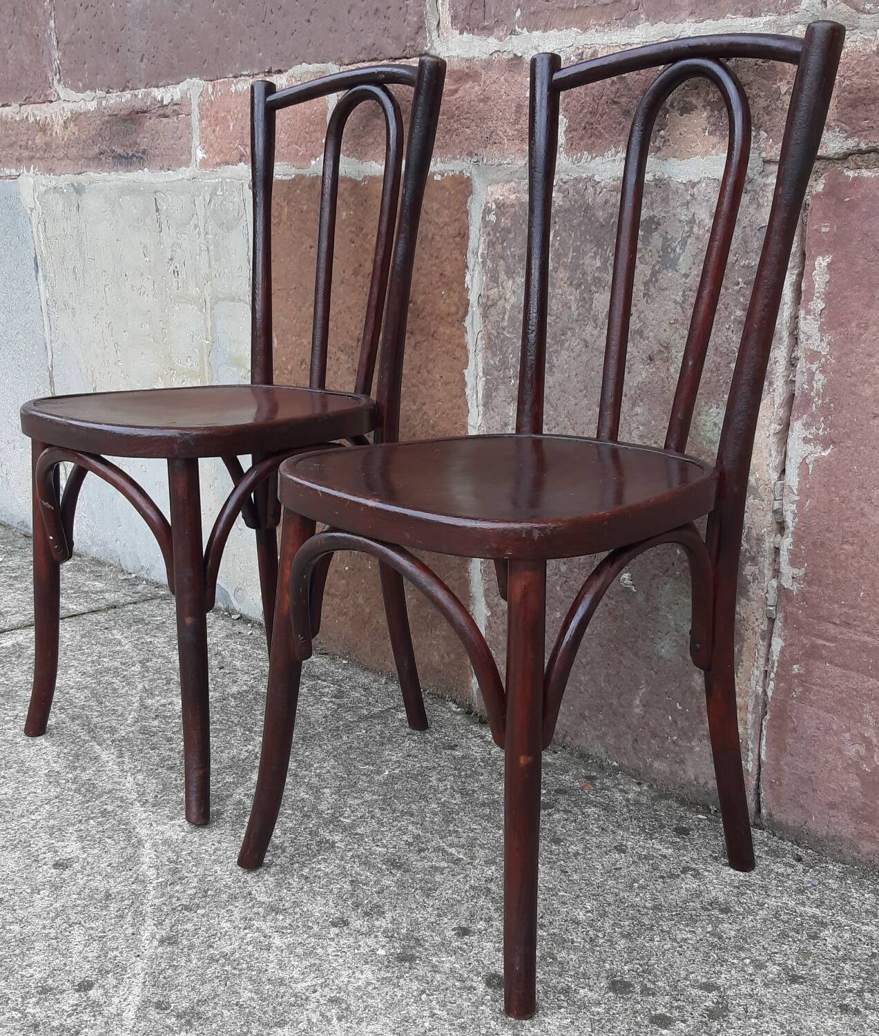 "Fischel" bistro chairs (pair)