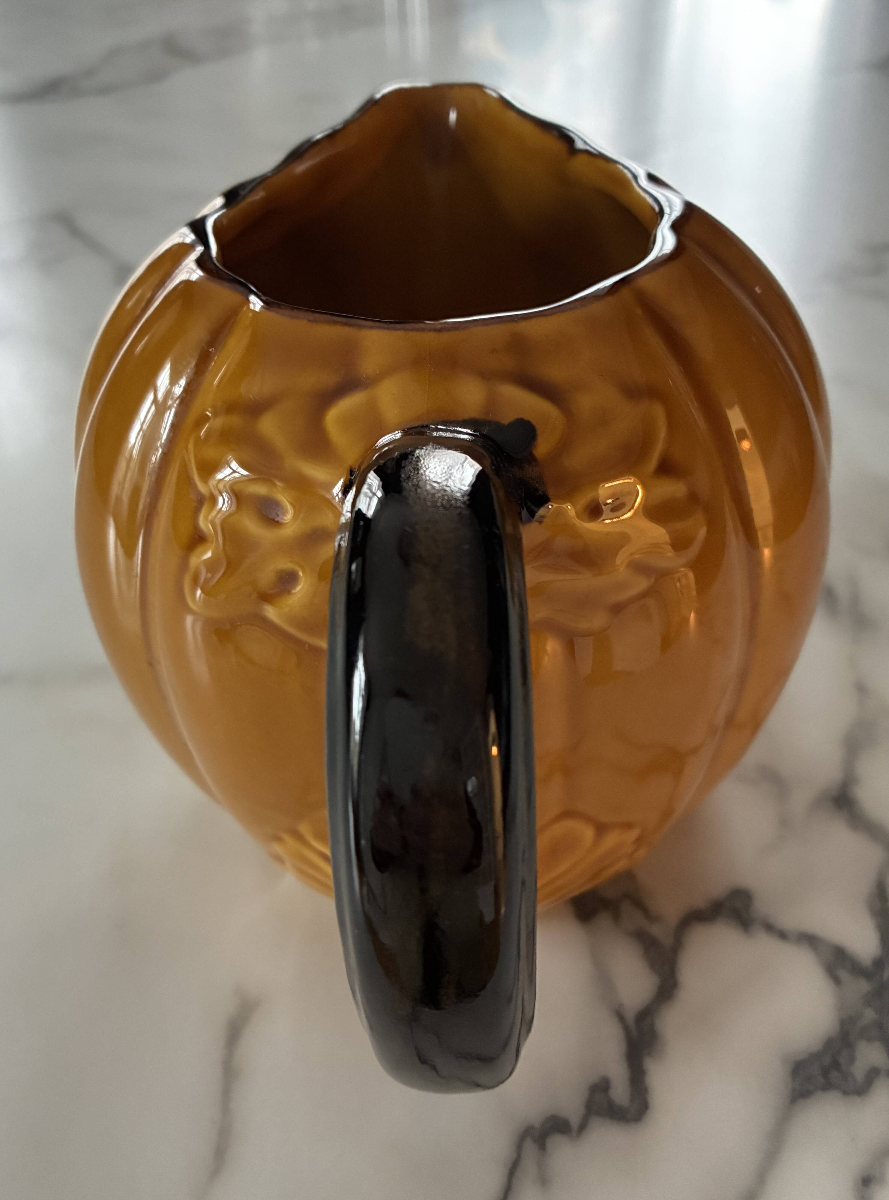 Vintage pumpkin pitcher