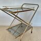 Desserte de bar pliante "Hollywood Regency"-Design Italien