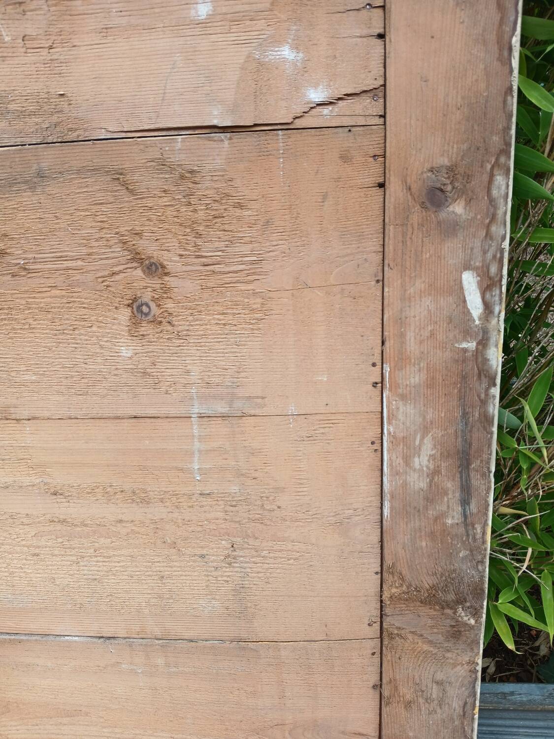 Large antique mirror/wooden frame
