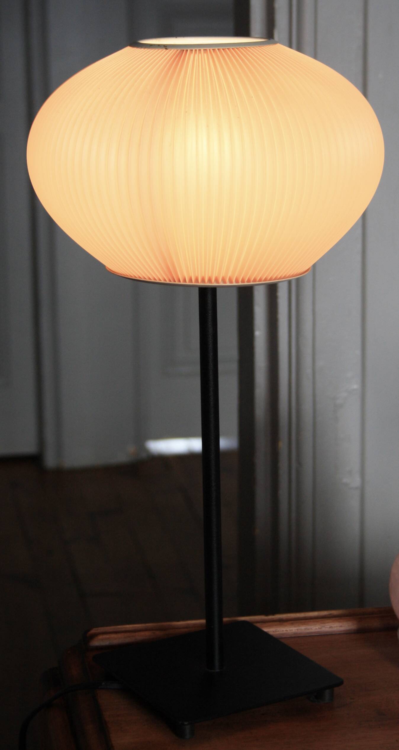 Rhodoid pleated lampshade