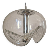 Midcentury Pendant "Wave" by Koch and Lowy for Peill & Putzler, 1960s