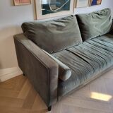 Vintage khaki sofa