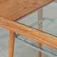 Table basse en bois, métal et verre par Jitona 1960